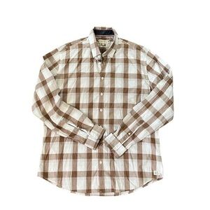 Moods Of Norway Slim Fit Cotton Plaid Casual Button‎ Down Shirt